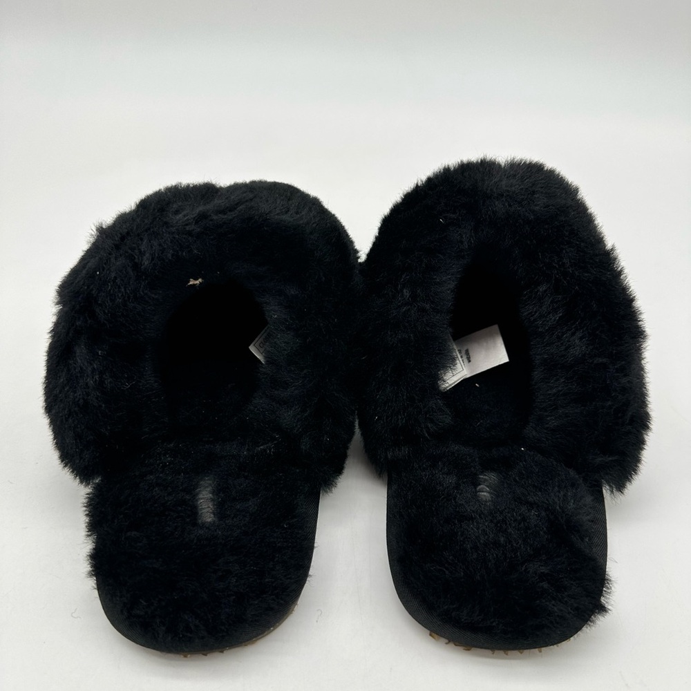 Australia Luxe Collective Black Suede & Shearling Slippers - NWT - XS size 5 - Picture 9 of 12